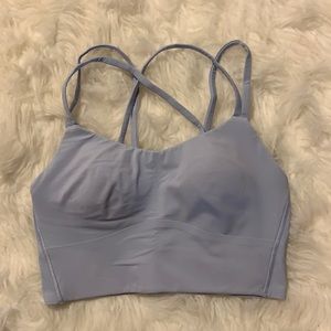 Lulu lemon lavender/light blue sports bra